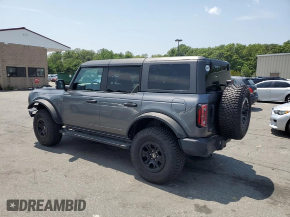 2022 Ford Bronco z VIN 1FMEE5DP6NLB28658, wystawiony jako Copart lot #60632405 z przebiegiem 28 221 mil mil oraz Szkoda całkowita • Salvage title. Historia ofert i sprzedaży dostępna na DreamBid. Obrazek 2.