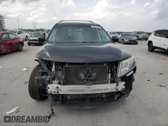 2016 Nissan Pathfinder S z VIN 5N1AR2MNXGC610035, wystawiony jako Copart lot #59913475 z przebiegiem 138 201 mil mil oraz Szkoda całkowita • Salvage title. Historia ofert i sprzedaży dostępna na DreamBid. Obrazek 5.