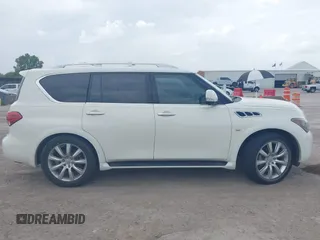 2014 Infiniti QX80 with VIN JN8AZ2NF4E9552823, listed as a IAAI auction lot 42639923 with 176,732 mi miles and . Bid and sale history available at DreamBid. Image 13.