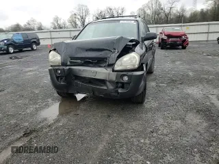 2008 Hyundai Tucson SE with VIN KM8JN72D98U848683, listed as a Copart auction lot 51710895 with 166,801 mi miles and Salvage Title. Bid and sale history available at carsss.com. Image 11.