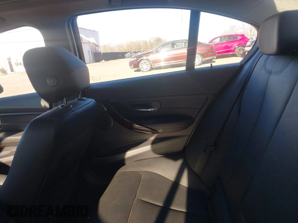 2015 BMW 3 Series 328i xDrive with VIN WBA3B5G5XFNS13908, listed as a IAAI auction lot 41638788 with 54,584 mi miles. Bid and sale history available at carsss.com. Image 8.