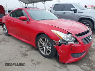 2008 Infiniti G37 Coupe Journey with VIN JNKCV64E88M121398, listed as a IAAI auction lot 41893546 with 135,181 mi miles. Bid and sale history available at carsss.com. Image 1.