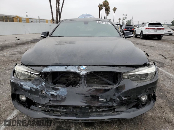 2017 BMW 4 Series 430i with VIN WBA4F7C53HG785999, listed as a Copart auction lot 64684865 with 54,277 mi miles and Clean title. Bid and sale history available at DreamBid. Image 5.