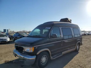 1997 Ford Econoline Commercial with VIN 1FDEE14L6VHB06605, listed as a Copart auction lot 83043224 with 207,938 mi miles and Salvage Title. Bid and sale history available at carsss.com. Image 1.
