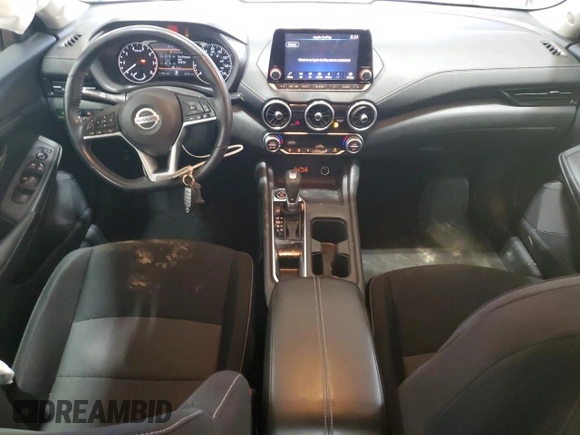 2020 Nissan Sentra SV with VIN 3N1AB8CV4LY237902, listed as a Copart auction lot 51640085 with 51,306 mi miles and Salvage Title. Bid and sale history available at carsss.com. Image 8.