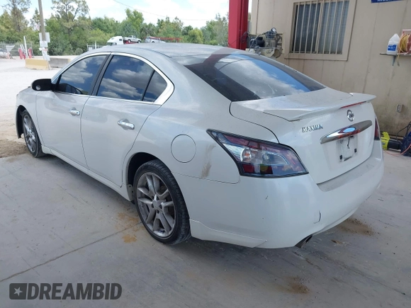 2013 Nissan Maxima SV with VIN 1N4AA5AP8DC814580, listed as a IAAI auction lot 42179159 with 122,758 mi miles and . Bid and sale history available at DreamBid. Image 3.