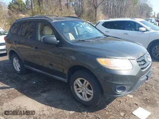 2010 Hyundai Santa Fe GLS with VIN 5NMSG3AB2AH390591, listed as a IAAI auction lot 42042117 with 240,875 mi miles. Bid and sale history available at carsss.com. Image 1.