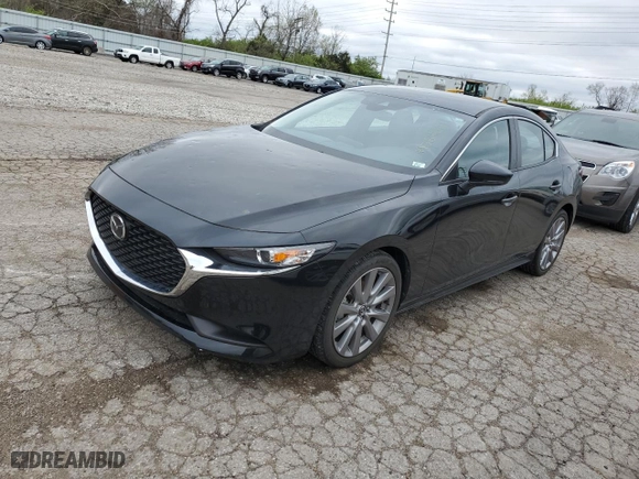 2021 Mazda Mazda3 Sedan Select with VIN JM1BPABL4M1331259, listed as a Copart auction lot 49264644 with NaN miles and Salvage Title. Bid and sale history available at carsss.com. Image 1.
