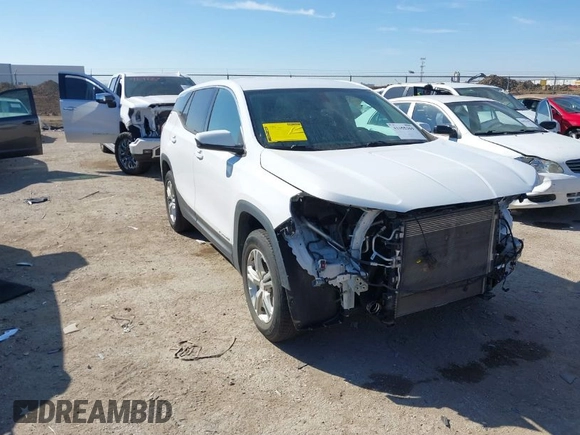 2018 GMC Terrain SLE with VIN 3GKALTEV3JL298666, listed as a IAAI auction lot 41655369 with 91,383 mi miles. Bid and sale history available at carsss.com. Image 1.
