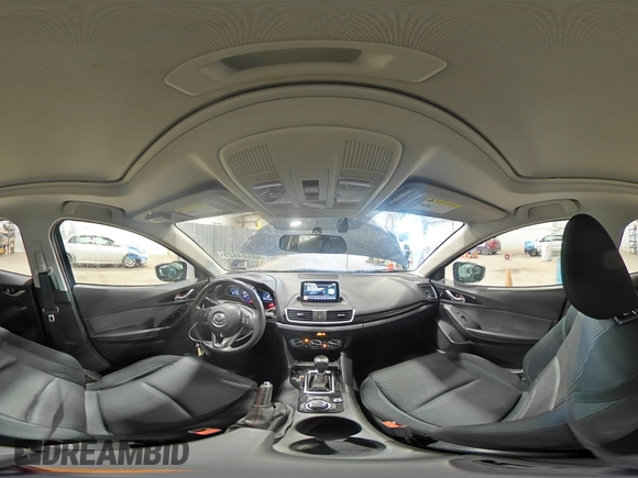 2016 Mazda 3 i Touring z VIN JM1BM1V73G1348484, wystawiony jako Copart lot #60684625 z przebiegiem 58 770 mil mil oraz Szkoda całkowita • Salvage title. Historia ofert i sprzedaży dostępna na DreamBid. Obrazek 14.