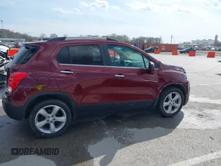 2016 Chevrolet Trax LTZ with VIN 3GNCJRSB3GL161721, listed as a IAAI auction lot 41877282 with 108,709 mi miles. Bid and sale history available at carsss.com. Image 13.