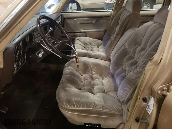 1983 Chrysler New Yorker 5th Ave Edition z VIN 2C3BF66P5DR150653, wystawiony jako Copart lot #75411924 z przebiegiem 67 095 mil mil oraz Szkody całkowita. Historia ofert i sprzedaży dostępna na DreamBid. Obrazek 7.