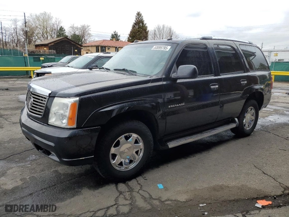 2004 Cadillac Escalade with VIN 1GYEK63N74R232309, listed as a Copart auction lot 53099795 with 222,698 mi miles and Salvage Title. Bid and sale history available at carsss.com. Image 1.