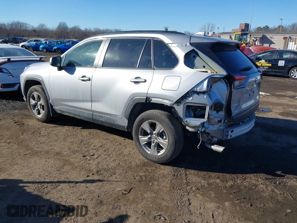 2023 Toyota RAV4 Hybrid LE with VIN JTMMWRFV6PD186024, listed as a IAAI auction lot 41417213 with 9,217 mi miles. Bid and sale history available at carsss.com. Image 3.