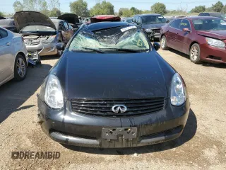 2006 Infiniti G35 Coupe with VIN JNKCV54EX6M715644, listed as a Copart auction lot 69753754 with 134,445 mi miles and Salvage Title. Bid and sale history available at carsss.com. Image 5.