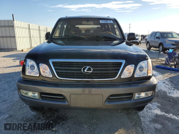 2000 Lexus LX 470 z VIN JT6HT00W3Y0090164, wystawiony jako Copart lot #41338515 z przebiegiem 209 338 mil mil oraz Szkoda całkowita • Salvage title. Historia ofert i sprzedaży dostępna na DreamBid. Obrazek 5.