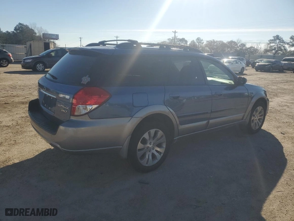 2008 Subaru Outback (Natl) Ltd with VIN 4S4BP62CX87316812, listed as a Copart auction lot 86890534 with 184,460 mi miles and Salvage Title. Bid and sale history available at carsss.com. Image 3.