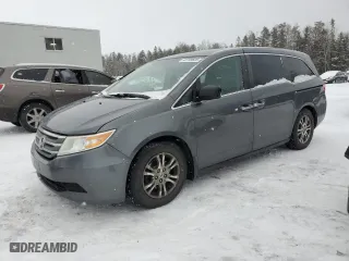 2013 Honda Odyssey EX with VIN 5FNRL5H49DB504704, listed as a Copart auction lot 43199605 with 280,263 mi miles and Clean Title. Bid and sale history available at carsss.com. Image 1.