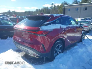 2023 Lexus RX with VIN 2T2BBMCAXPC013459, listed as a IAAI auction lot 41595950 with 17,336 mi miles. Bid and sale history available at carsss.com. Image 4.