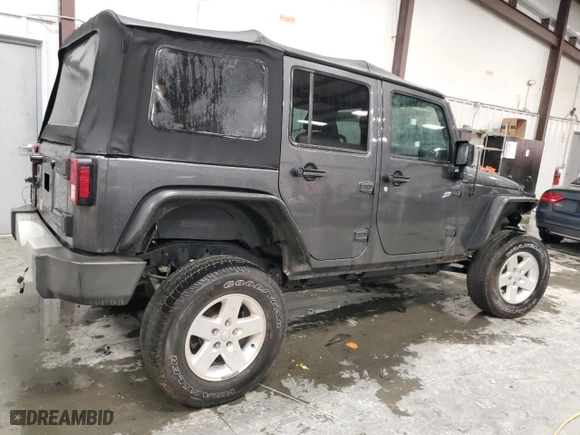 2018 Jeep Wrangler JK Unlimited Sport S with VIN 1C4BJWDG3JL819004, listed as a Copart auction lot 44772315 with 43,934 mi miles and Salvage Title. Bid and sale history available at carsss.com. Image 3.