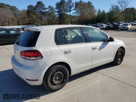 2014 Volkswagen Golf with VIN WVWDB7AJ9EW002927, listed as a Copart auction lot 85236304 with 133,592 mi miles and Salvage title. Bid and sale history available at DreamBid. Image 3.