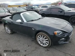 2017 FIAT 124 Spider Lusso with VIN JC1NFAEK1H0104865, listed as a Copart auction lot 49064915 with 46,155 mi miles and Salvage title. Bid and sale history available at DreamBid. Image 4.