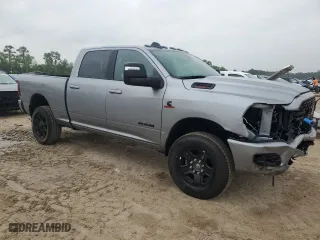 2024 Ram 2500 Lone Star with VIN 3C6UR5DL1RG361388, listed as a Copart auction lot 53551315 with 2,080 mi miles and Salvage Title. Bid and sale history available at carsss.com. Image 4.