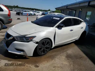 2017 Nissan Maxima SL with VIN 1N4AA6APXHC438508, listed as a Copart auction lot 56701395 with 147,735 mi miles and Salvage title. Bid and sale history available at DreamBid. Image 1.