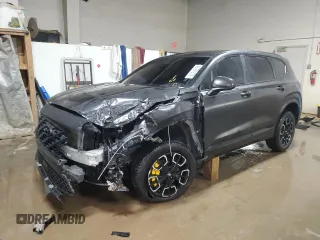 2022 Hyundai Santa Fe SE z VIN 5NMS14AJ5NH408912, wystawiony jako Copart lot #48761875 z przebiegiem 77 341 mil mil oraz Szkoda całkowita • Salvage title. Historia ofert i sprzedaży dostępna na DreamBid. Obrazek 1.