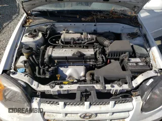 2005 Hyundai Accent GLS with VIN KMHCG45C55U664731, listed as a Copart auction lot 80205574 with 170,335 mi miles and Salvage Title. Bid and sale history available at carsss.com. Image 11.