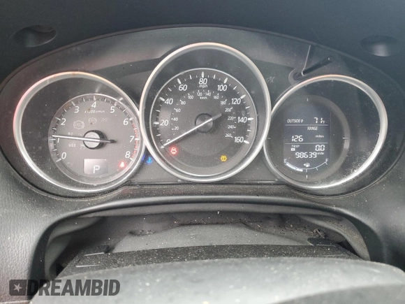 2016 Mazda CX-5 Touring with VIN JM3KE2CY6G0896040, listed as a Copart auction lot 78399684 with 98,639 mi miles and Salvage Title. Bid and sale history available at DreamBid. Image 9.