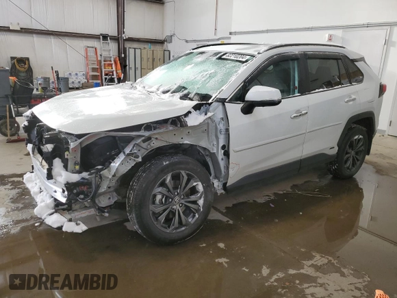 2023 Toyota RAV4 Hybrid Limited with VIN 2T3DWRFV5PW184266, listed as a Copart auction lot 82210204 with 40,740 mi miles and Salvage Title. Bid and sale history available at carsss.com. Image 1.