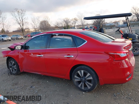 2019 Nissan Sentra SV with VIN 3N1AB7AP0KY250398, listed as a IAAI auction lot 41113513 with 111,909 mi miles and . Bid and sale history available at DreamBid. Image 13.