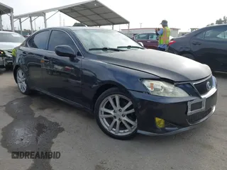 2007 Lexus IS 250 with VIN JTHBK262672025912, listed as a IAAI auction lot 42532981 with 161,907 mi miles and . Bid and sale history available at DreamBid. Image 1.