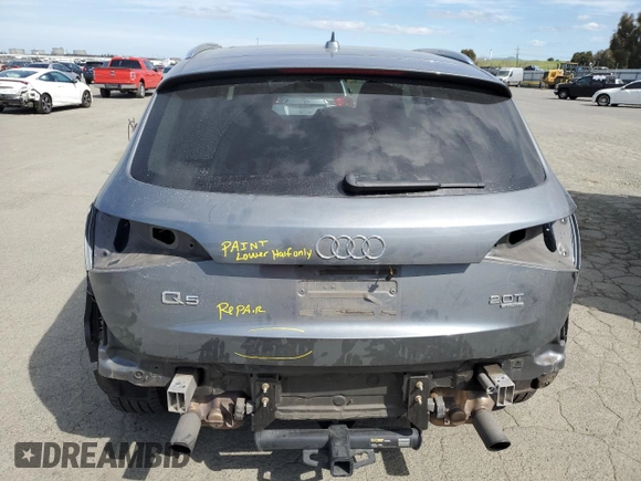 2012 Audi Q5 2.0T Premium Plus with VIN WA1LFAFPXCA105952, listed as a Copart auction lot 49459555 with 103,439 mi miles and Salvage Title. Bid and sale history available at carsss.com. Image 6.