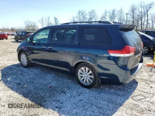 2011 Toyota Sienna XLE AAS with VIN 5TDYK3DC6BS170205, listed as a Copart auction lot 50868135 with 153,134 mi miles and Salvage Title. Bid and sale history available at DreamBid. Image 2.