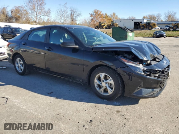 2023 Hyundai Elantra SE with VIN KMHLL4AG9PU515939, listed as a Copart auction lot 79197864 with 30,557 mi miles and Salvage Title. Bid and sale history available at DreamBid. Image 4.