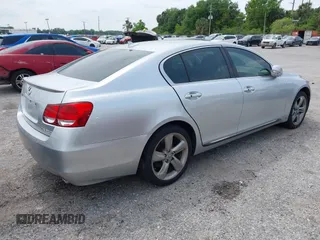 2008 Lexus GS 350 with VIN JTHBE96S080041357, listed as a IAAI auction lot 41855684 with 227,973 mi miles. Bid and sale history available at carsss.com. Image 4.