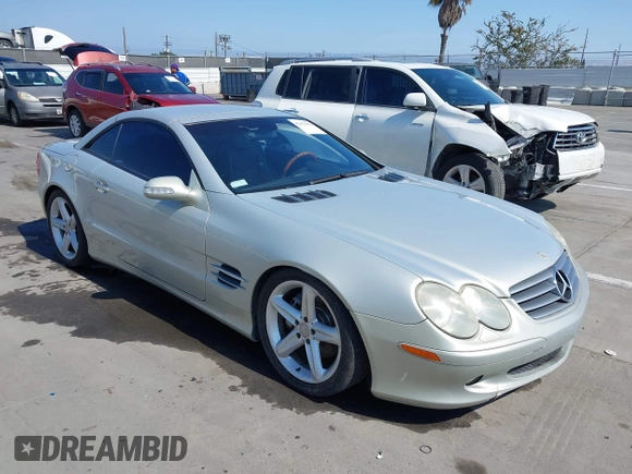 2003 Mercedes-Benz SL 500 with VIN WDBSK75F63F011626, listed as a IAAI auction lot 42475993 with 83,471 mi miles and . Bid and sale history available at DreamBid. Image 1.