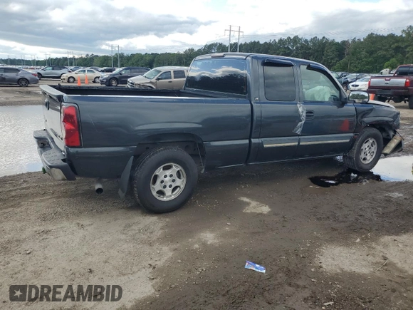 2004 Chevrolet Silverado 1500 LS with VIN 2GCEC19T441217495, listed as a Copart auction lot 52202075 with Not Provided miles and Salvage Title. Bid and sale history available at DreamBid. Image 3.