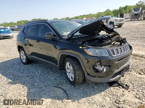 2020 Jeep Compass Latitude with VIN 3C4NJCBB3LT126542, listed as a Copart auction lot 52510575 with 17,246 mi miles and Salvage title. Bid and sale history available at DreamBid. Image 12.
