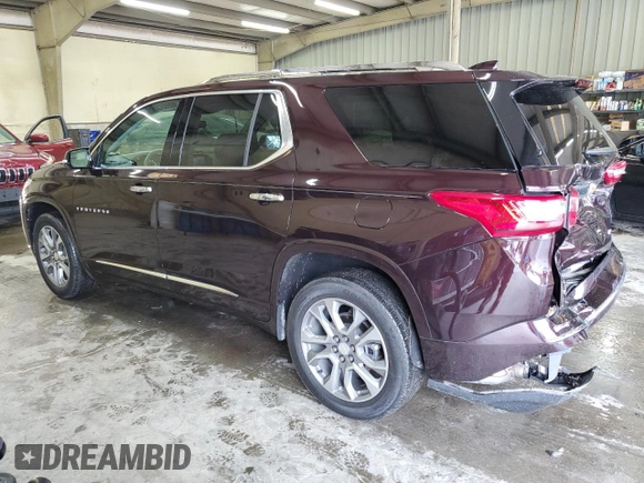 2020 Chevrolet Traverse Premier with VIN 1GNERKKW0LJ301155, listed as a Copart auction lot 58410065 with 47,812 mi miles and Salvage title. Bid and sale history available at DreamBid. Image 2.