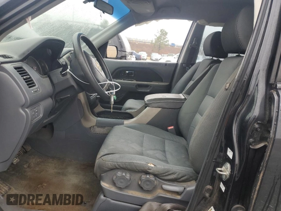 2006 Honda Pilot LX with VIN 2HKYF18106H541677, listed as a Copart auction lot 44237085 with 182,296 mi miles and Salvage Title. Bid and sale history available at DreamBid. Image 7.
