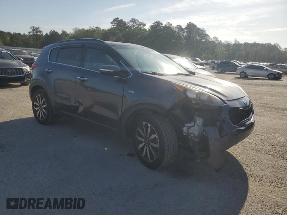 2018 Kia Sportage EX with VIN KNDPNCAC3J7319878, listed as a Copart auction lot 52171425 with 100,612 mi miles and Salvage title. Bid and sale history available at DreamBid. Image 4.