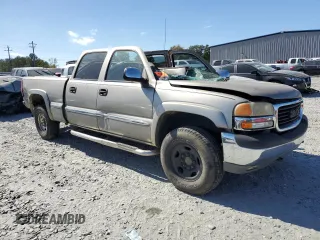 2002 GMC Sierra 1500HD SLE z VIN 1GTGK13U52F232896, wystawiony jako Copart lot #76999294 z przebiegiem Nie podano mil oraz Szkoda całkowita • Salvage title. Historia ofert i sprzedaży dostępna na DreamBid. Obrazek 4.