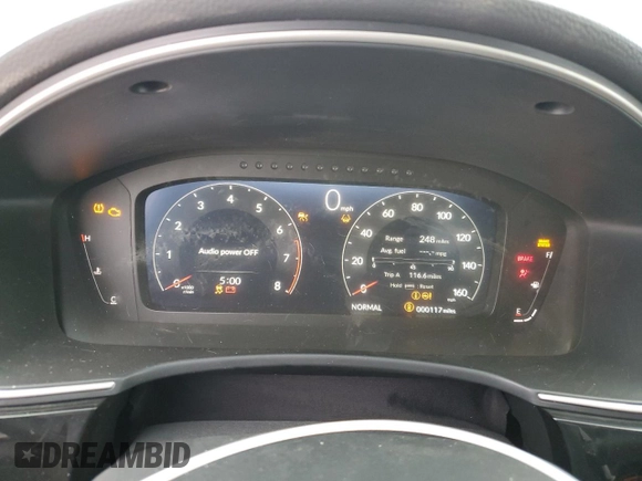 2025 Honda Civic Si with VIN 2HGFE1E52SH475185, listed as a Copart auction lot 55272065 with 117 mi miles and Salvage Title. Bid and sale history available at DreamBid. Image 9.