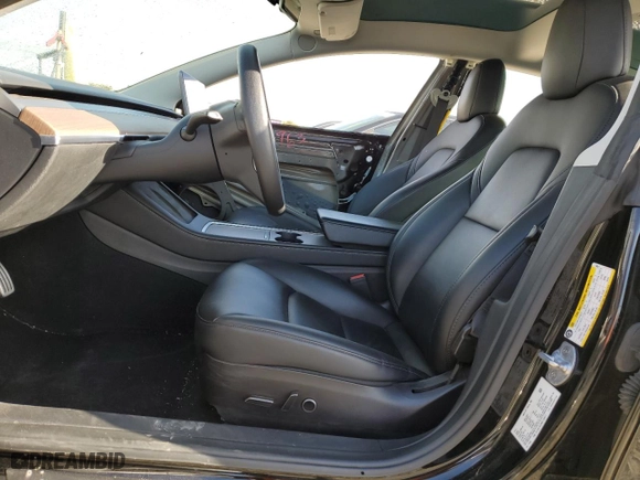 2022 Tesla Model 3 Performance with VIN 5YJ3E1EC9NF130911, listed as a Copart auction lot 50942735 with 30,484 mi miles and Salvage Title. Bid and sale history available at carsss.com. Image 7.