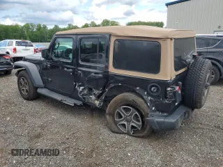 2020 Jeep Wrangler Unlimited Sport с VIN 1C4HJXDG5LW238170, выставлен на аукционе Copart как лот 55970665 с пробегом 91 713 миль миль и Списание • Salvage title. История ставок и продаж доступна на DreamBid. Изображение 2.