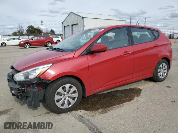 2017 Hyundai Accent SE with VIN KMHCT5AE4HU343762, listed as a Copart auction lot 49161735 with 201,334 mi miles and Salvage Title. Bid and sale history available at carsss.com. Image 1.
