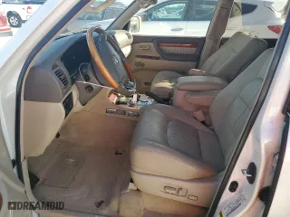 2003 Lexus LX 470 with VIN JTJHT00W833533180, listed as a Copart auction lot 75102374 with 0 mi miles and Non Repairable. Bid and sale history available at carsss.com. Image 7.